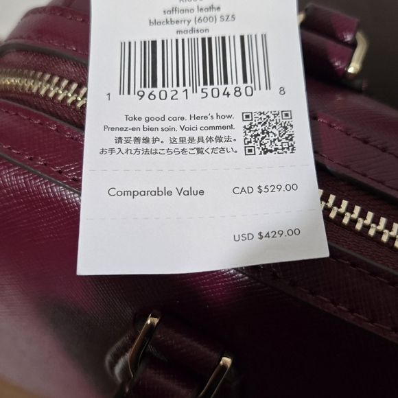 kate spade Madison Blackberry Saffiano Leather - Picture 6 of 11